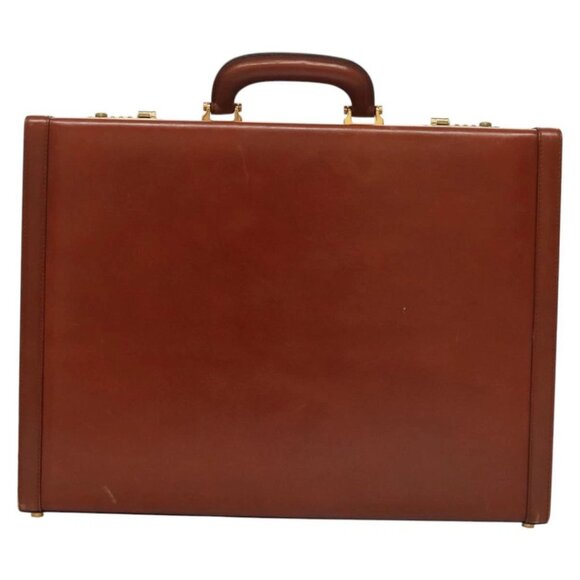 LOEWE Trunk Leather Brown Auth - Picture 3 of 16
